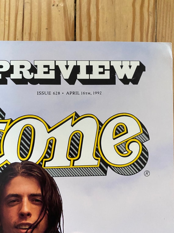 Nirvana Rolling Stone Promo Poster - Iconic - Etsy