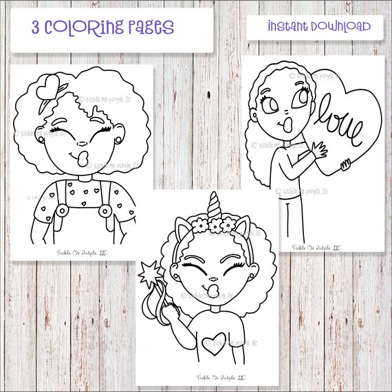 African American Girl Coloring Sheets Coloring Sheets For Kids Kids Activity Coloring Pages Valentine S Day Coloring Sheets