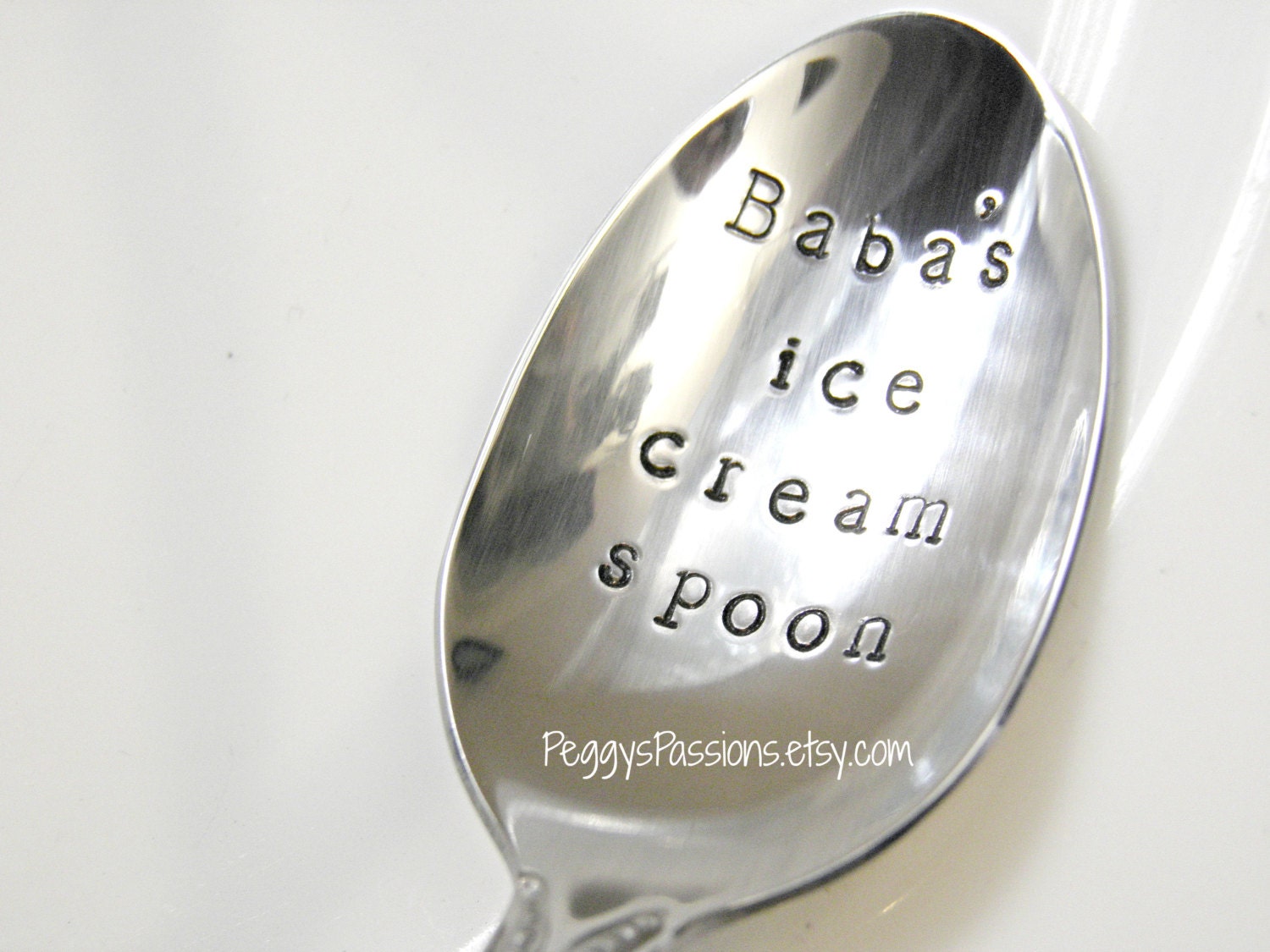 Mom's Ice Cream Dad's Ice Cream. Custom long handled Etsy