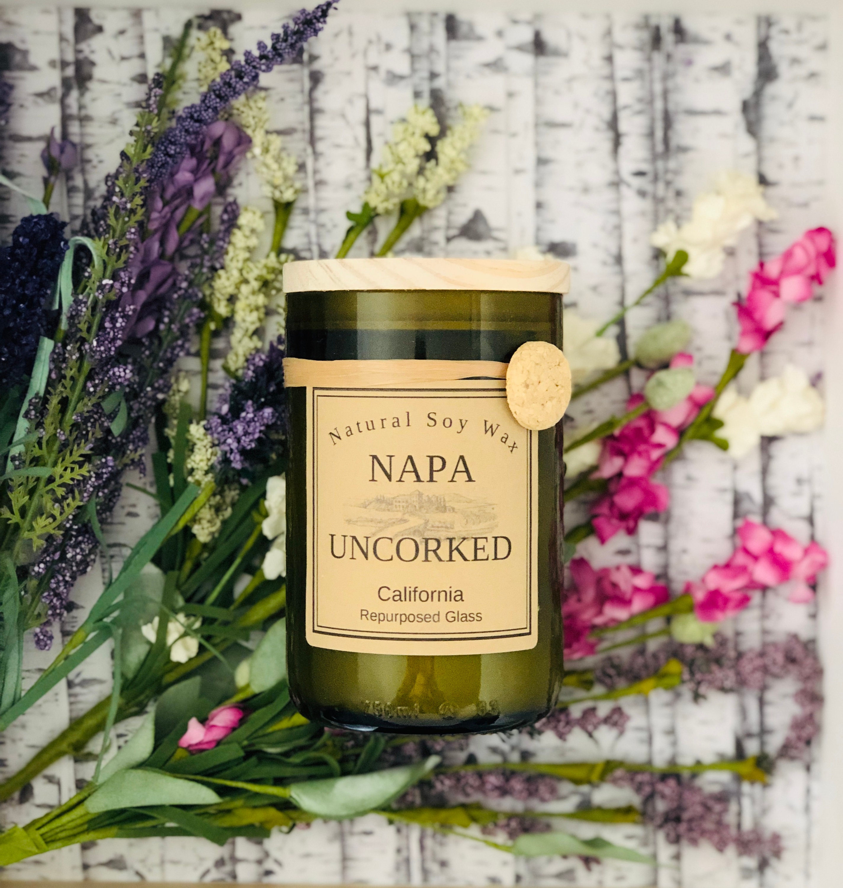 Napa Uncorked/10 oz Candle/ Scented Candle/ Soy Candle/ Wine Etsy