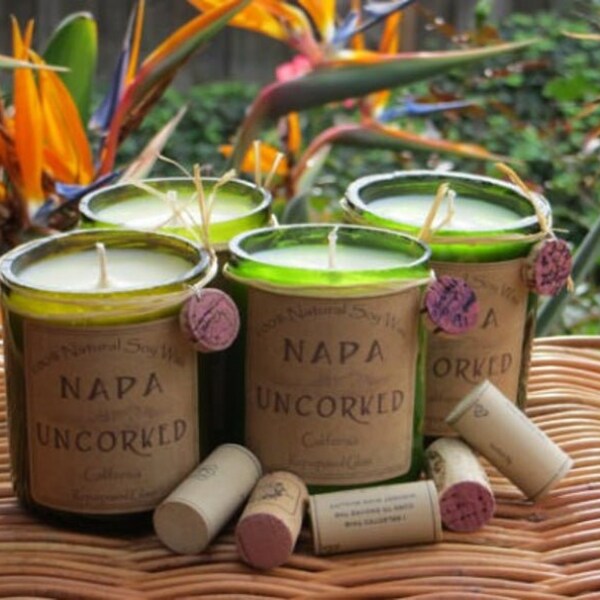 Wine Scented Candle Etsy