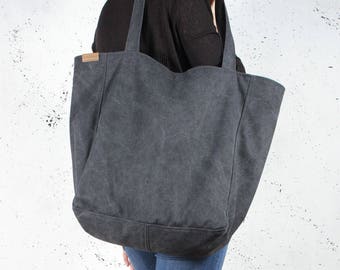 Fabric shoulder bag - everyday carry | Vegan bag - eco friendly bag