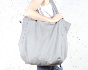 Große Einkaufstasche - Strandtasche - Markttasche | Vegane Handtasche