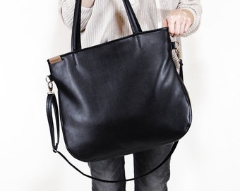 Lenox Large Leather Tote Bag