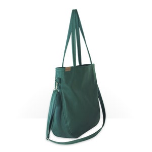 Dark Green Bag Carry on Bag Computer Bag Vegan Shoulder - Etsy