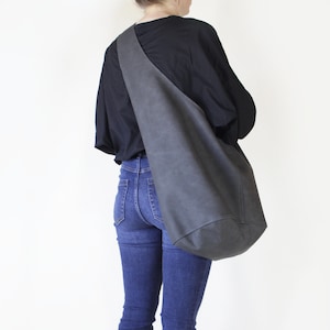 Graphite Sling Bag Work Bag Women Gift for Mom Weekender - Etsy