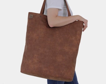 Shopping bag - Weekender bag - Travel bag | Gift ideas | Vegan leather tote