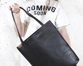Work tote bag - vegan leather tote New job gift Best selling items