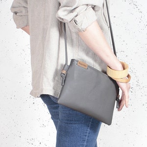 Nodo bag S Clutch bag grey Henkeltasche Henkeltasche Henkeltasche Henkeltasche Henkeltasche Hochzeit Brautjungfer Braut Abendgeschenk