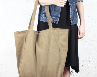 Canvas bag - zippered bag | Womens gift | Fall fashion