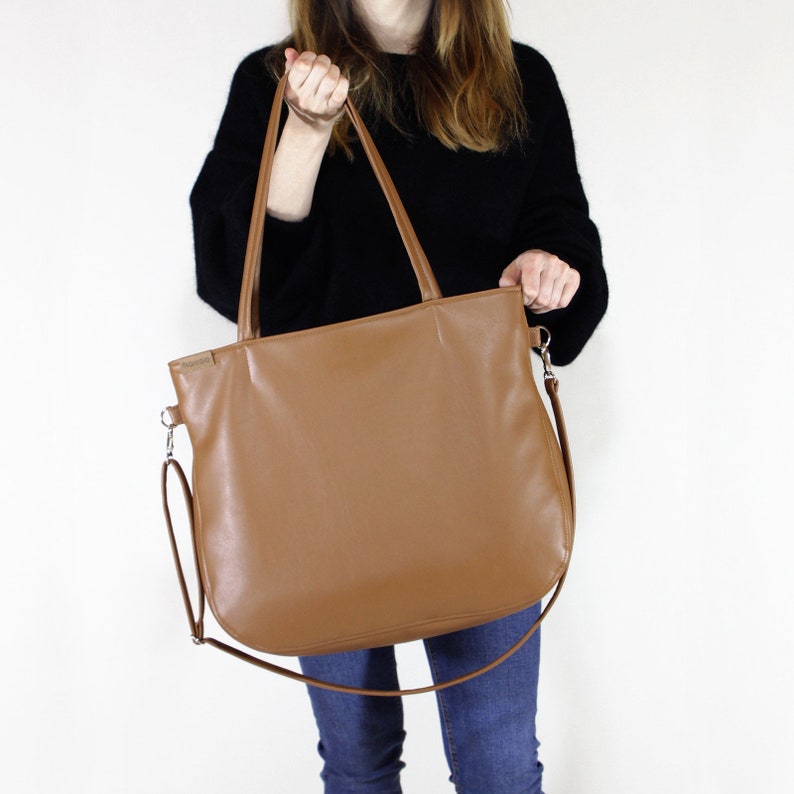 Vegan Laptop Bag Messenger Bag Women Birthday Gifts Work Etsy