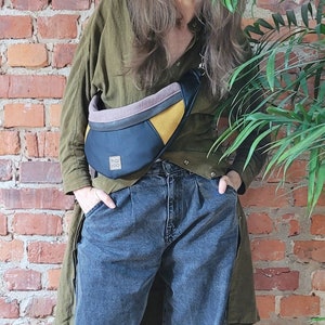 Sac à bandoulière pour tous les jours, noir, moutarde, rose, sac végane, sac banane, haute qualité, sac pour boulettes, sac banane, sac banane city, zéro déchet