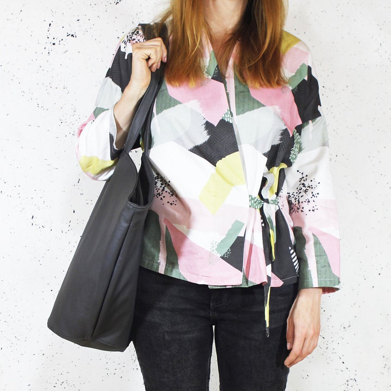 Work bag women zipper bag Gifts for her Bucket purse Etsy