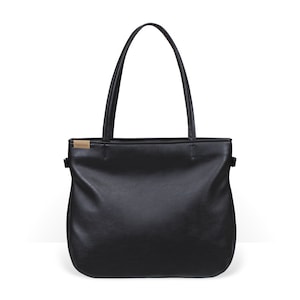 Porte-monnaie en cuir végétalien, sac bandoulière sac à bandoulière Sac en similicuir de qualité, sac à main végétalien Cadeau pour les femmes végétaliennes Sac fourre-tout avec fermeture éclair Black