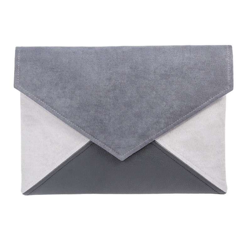 dark grey evening bag