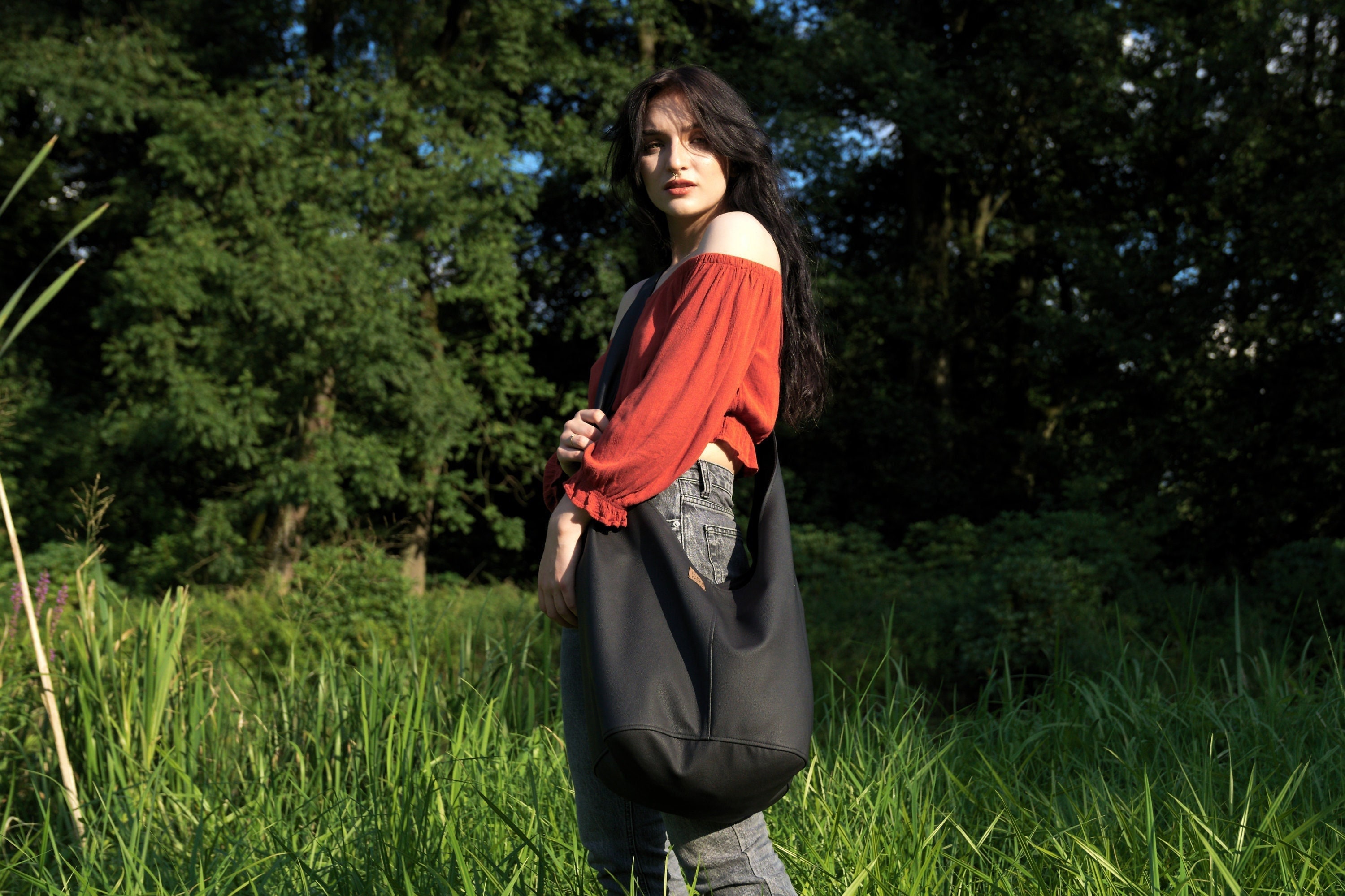 25SS新作ホーボーバッグ【JEANS】Urban Hobo Crossbody Bag $_57.JPG?set_id=8800005007