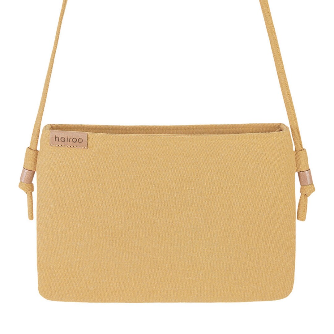 Yellow Clutch Bag Zipped Mustard Small Crossbody Bag Simple Mini Clutch