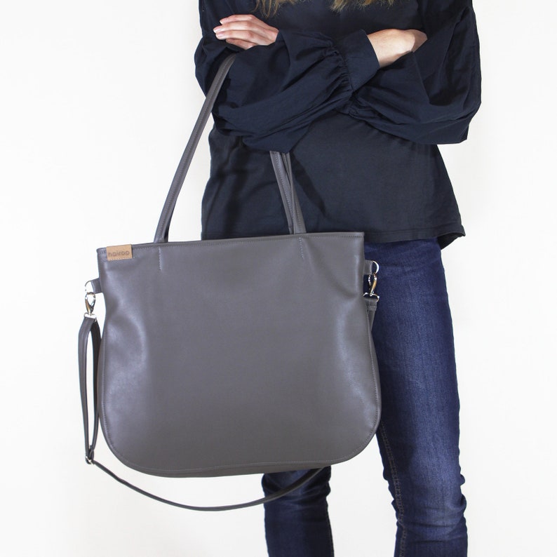 Shoulder Purse Zipper Bag. Vegan Shoulder Bag Best Friend Etsy