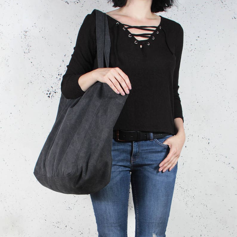 Fabric shoulder bag everyday carry Vegan bag eco Etsy