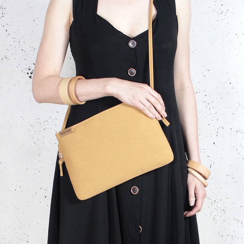 Mustard Yellow Handbag Small Bag Clutch Purse Etsy Australia