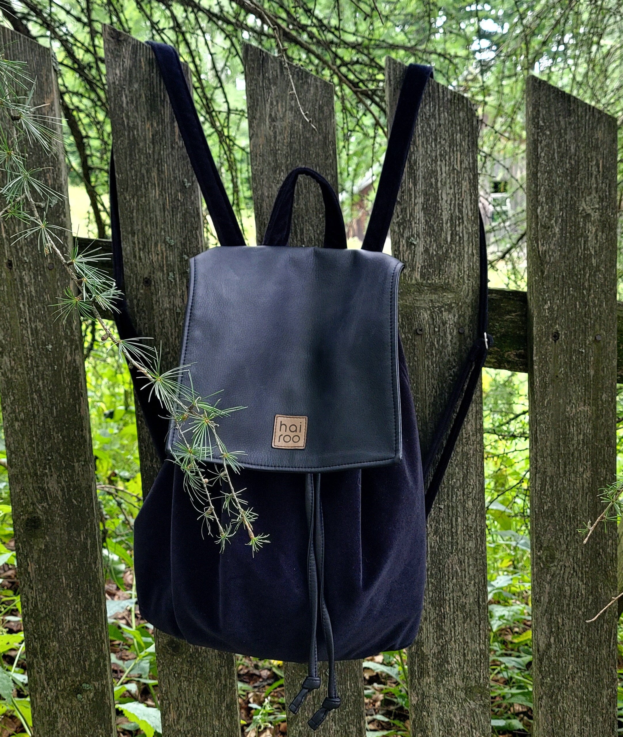 Velvet Backpack Etsy UK