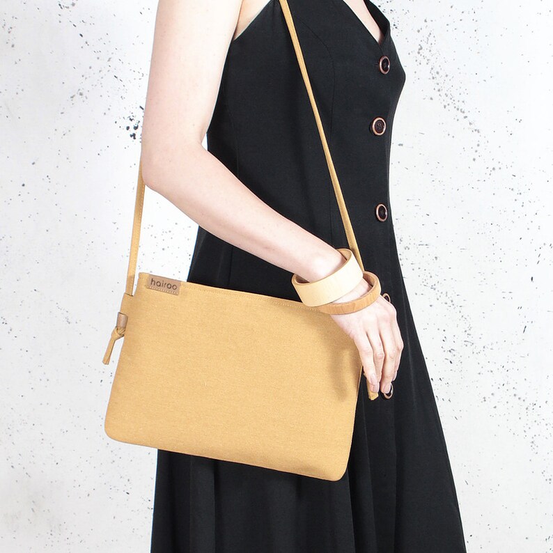 Mustard Yellow Handbag Small Bag Clutch Purse Etsy