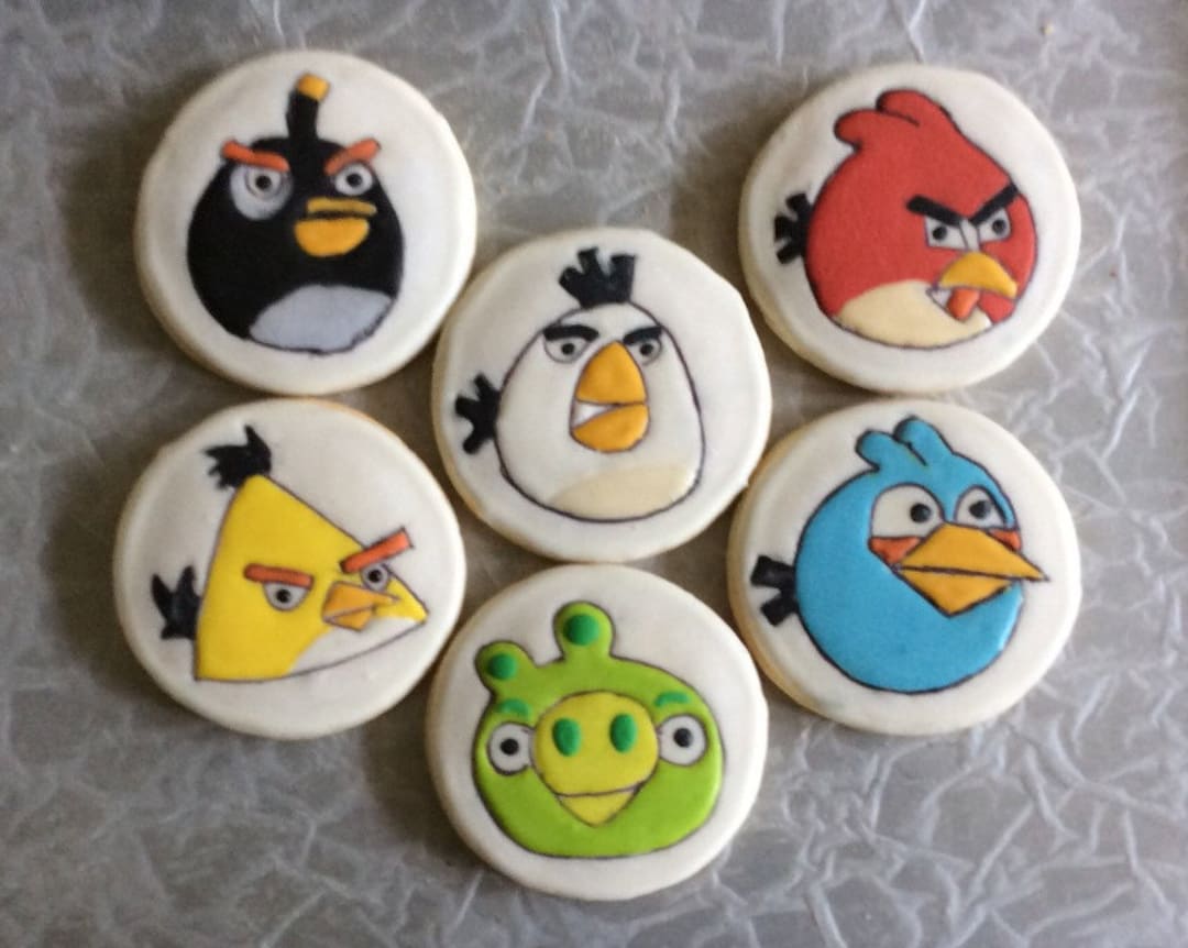 Bolo Angry Birds  Biscotteria - Cookie e Cia.