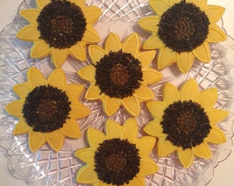 Sunflower Themed Cookies