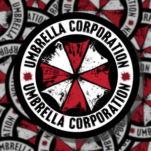 Umbrella Corporation Logo Sticker | Resident Evil Movies | Resident Evil Video Games | 2000s Movie Stickers |  Pop Culture Stickers