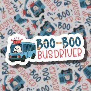 Boo-Boo Busfahrer | Sanitäter Aufkleber | Ersthelfer Aufkleber | EMS Aufkleber | Krankenschwestern |  Studenten | EMT | 911 Fahrdienstleiter | WYE911