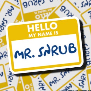 Hello, My Name Is Mr. Snrub | Simpsons Stickers | The Simpsons | Retro 90s | Classic Simpsons Seasons | Funny Simpsons References