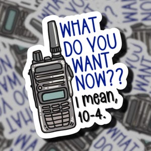 Que voulez-vous maintenant ?  | Autocollant premier intervenant | 10-4 | Autocollant EMS | Police | Incendie | EMS | Répartiteurs 911 | Humour EMT | WYE911