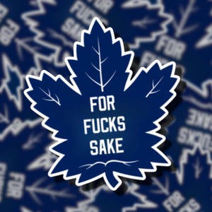 Toronto Maple Leafs Aufkleber (Dunkelblau) | Um Scheiße willen | TML | Vielleicht dieses Jahr | Stanley-Cup Champs | 1970 | Toronto Maple Leafs | FFS