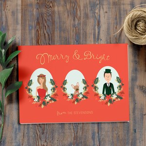 Last Minute Christmas Gift Printable Family Portraits // Personalized Gifts // Christmas Gifts image 4