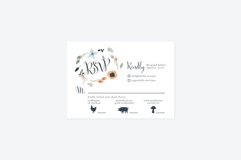 Joshua Tree Desert Oasis Sage and Pink Couples Wedding Invites /// Illustrated Couples Portrait /// Illustrated Family Portrait image 2