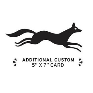 5 x 7 Zusatzkarte