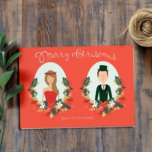 Last Minute Christmas Gift Printable Family Portraits // Personalized Gifts // Christmas Gifts image 5