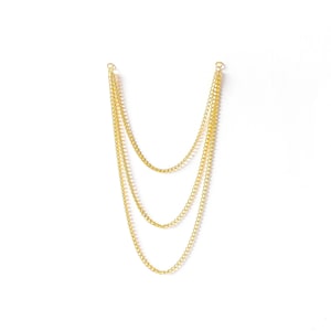 Triple Collar Chain - Showoff Your Own Pins