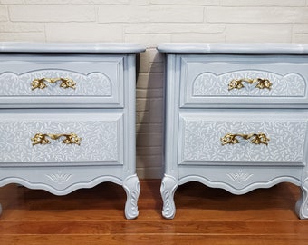 Gorgeous French Provincial Nightstands (Pick up or Delivery (fee will apply) within 300km from Calgary AB)