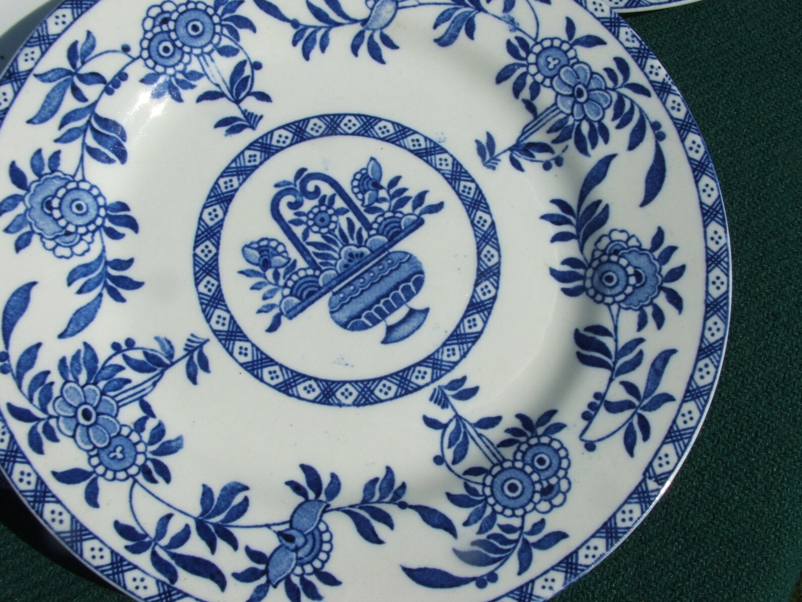 5 Blue DELPH pattern England GLOBE pottery Cobridge 9 Etsy