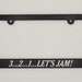 3...2...1... Let's Jam! Cowboy Bebop License Plate Frame **Please read item description before purchase** 