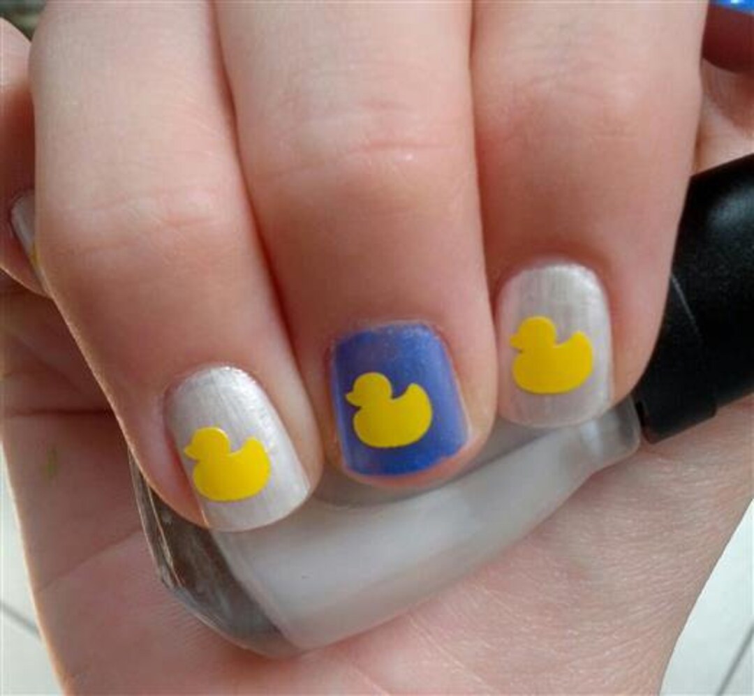 Rubber Duck Nail Art Decal Stickers read Item Description for Shipping