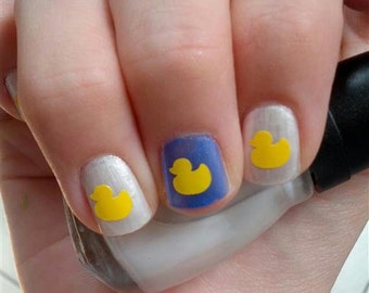 Rubber Duck Nail Art Decal Stickers  **Read item description for shipping information**