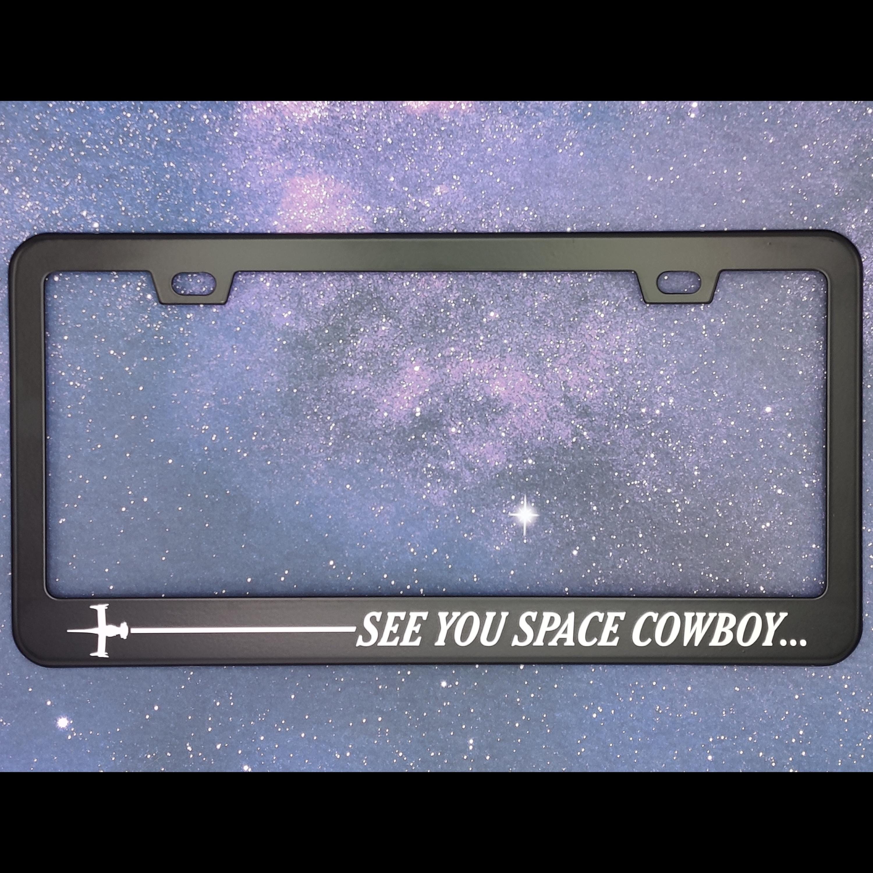 Swordfish See You Space Cowboy License Plate Frame - Etsy