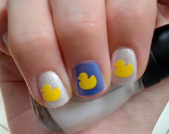 Rubber Duck Nail Art Decal Stickers  **Read item description for shipping information**