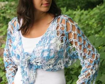 Lover's/Solomon's Knot Wrap-Tie Cover Up Crochet Pattern Instant Download