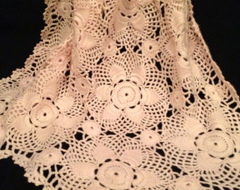 CROCHET PATTERN Baby Flower Blanket Afghan Instant Download PDF