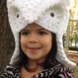 CROCHET PATTERN Owl Bird Hat Baby Toddler Child Adult Sizes Instant Download PDF