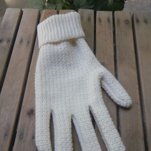 CROCHET PATTERN Men&#39;s Sock Yarn Winter Gloves Instant Download PDF