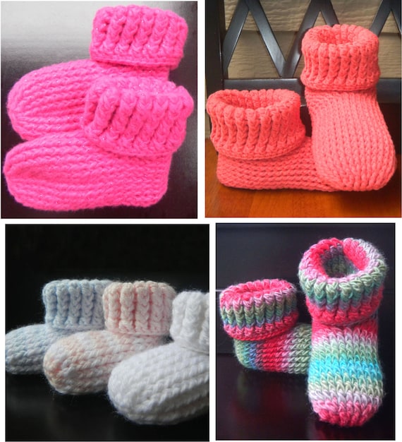 knitted booties for adults
